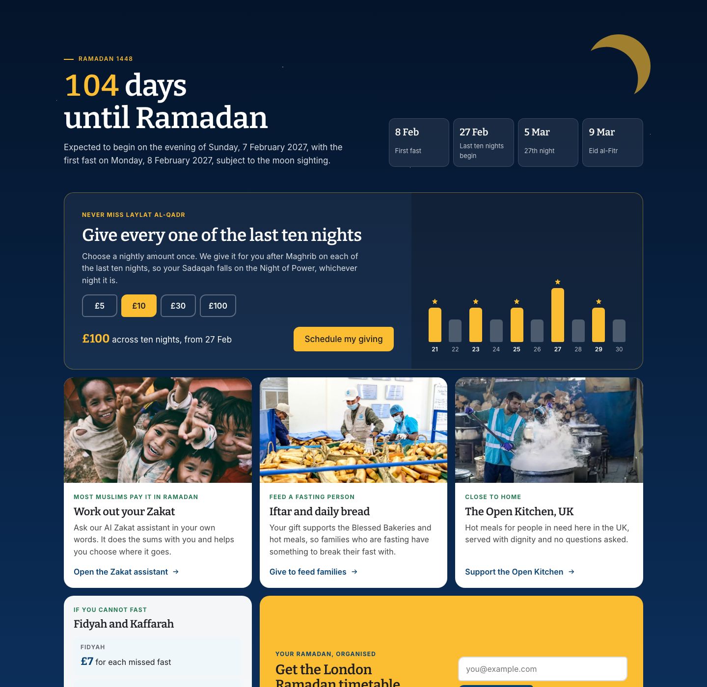 Ramadan giving