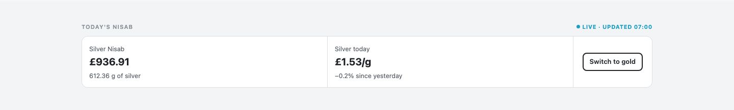 Silver only, with the switch